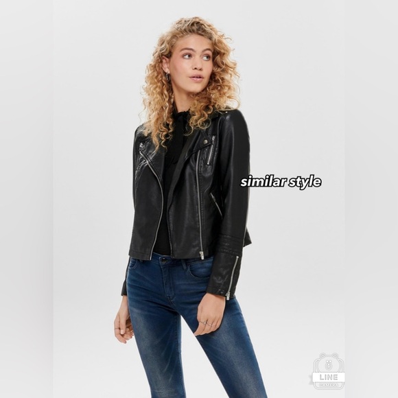 🧥 Vero Moda leather jacket_XS 🧥 - Picture 3 of 6